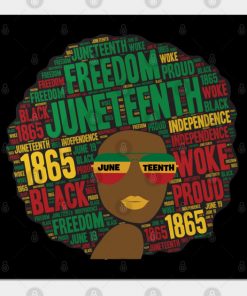 Juneteenth Black Woman Afro