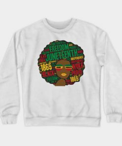 Juneteenth Black Woman Afro