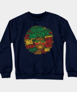 Juneteenth Sweatshirts - Juneteenth Black Woman Afro Sweatshirt TP1002 7 - Juneteenth Shirt Juneteenth Black Woman Afro