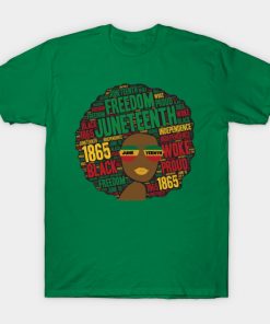 Juneteenth T-Shirts - Juneteenth Black Woman Afro T-Shirt TP1002 7 - Juneteenth Shirt Juneteenth Black Woman Afro