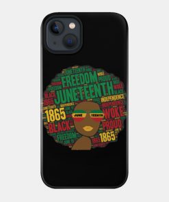 Juneteenth Black Woman Afro
