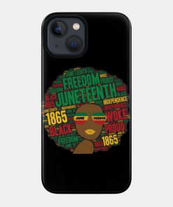 Juneteenth Black Woman Afro