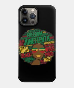 Juneteenth Black Woman Afro