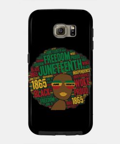 Juneteenth Black Woman Afro