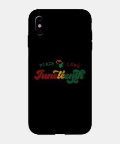 Juneteenth Cases - Peace Love Juneteenth Black History African American Freedom Day since 1865 Case TP1002 18 - Juneteenth Shirt Peace Love Juneteenth Black History African American Freedom Day since 1865