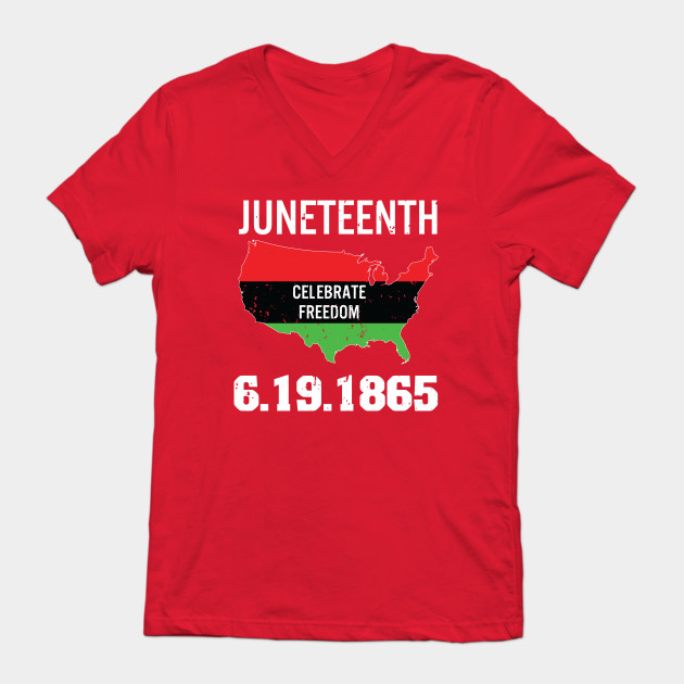 22184122_0-26 Juneteenth Black History Freedom 1865 T-shirt