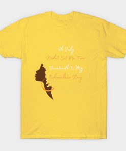 July 4th Didn't Set Me Free Juneteenth is my independence day