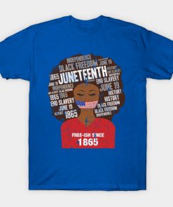 Juneteenth T-Shirts - Juneteenth American Flag Afro Free-Ish Since 1865 T-Shirt TP1002 14 - Juneteenth Shirt Juneteenth American Flag Afro Free-Ish Since 1865