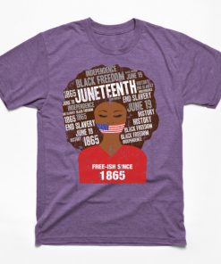 Juneteenth American Flag Afro Free-Ish Since 1865