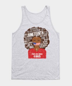 Juneteenth Tank Tops - Juneteenth American Flag Afro Free-Ish Since 1865 Tank Top TP1002 3 - Juneteenth Shirt Juneteenth American Flag Afro Free-Ish Since 1865