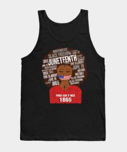 Juneteenth Tank Tops - Juneteenth American Flag Afro Free-Ish Since 1865 Tank Top TP1002 4 - Juneteenth Shirt Juneteenth American Flag Afro Free-Ish Since 1865