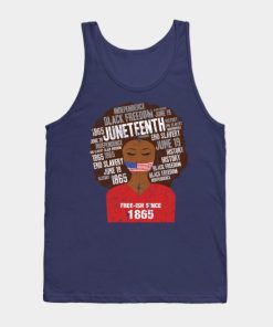 Juneteenth Tank Tops - Juneteenth American Flag Afro Free-Ish Since 1865 Tank Top TP1002 6 - Juneteenth Shirt Juneteenth American Flag Afro Free-Ish Since 1865