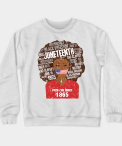 Juneteenth American Flag Afro Free-Ish Since 1865