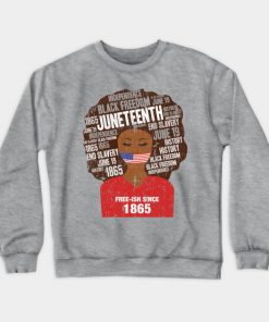 Juneteenth American Flag Afro Free-Ish Since 1865