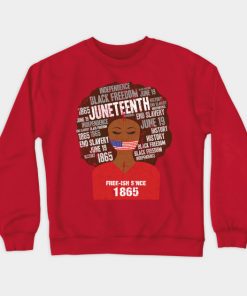 Juneteenth American Flag Afro Free-Ish Since 1865