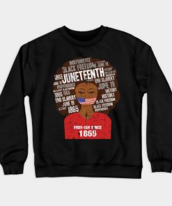 Juneteenth American Flag Afro Free-Ish Since 1865