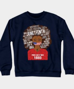 Juneteenth American Flag Afro Free-Ish Since 1865