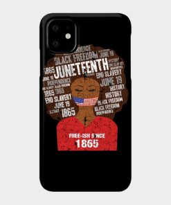 Juneteenth American Flag Afro Free-Ish Since 1865