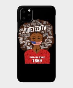 Juneteenth American Flag Afro Free-Ish Since 1865
