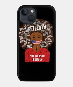 Juneteenth American Flag Afro Free-Ish Since 1865