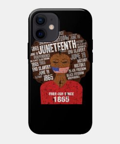 Juneteenth American Flag Afro Free-Ish Since 1865