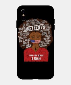 Juneteenth American Flag Afro Free-Ish Since 1865