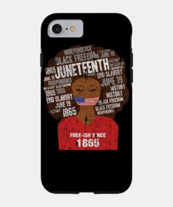 Juneteenth American Flag Afro Free-Ish Since 1865