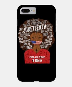 Juneteenth American Flag Afro Free-Ish Since 1865