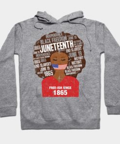 Juneteenth American Flag Afro Free-Ish Since 1865