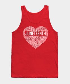 Juneteenth Tank Tops - Juneteenth Heart Tank Top TP1002 3 - Juneteenth Shirt Juneteenth Heart