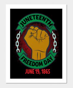 Juneteenth Posters - Juneteenth Day Pan African Colors Black History Fist Edit View Poster TP1002 2 - Juneteenth Shirt Juneteenth Day Pan African Colors Black History Fist Edit View